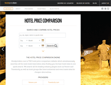 Tablet Screenshot of hotelpricebot.com